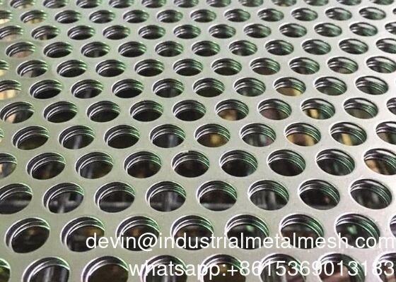 Maillage métallique perforé à trou rond en acier inoxydable 304