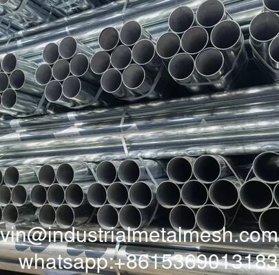 Tube rond en acier galvanisé à revêtement de zinc élevé 100X100X3mm, tube carré, matériau perforé, tube Gi