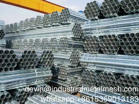 Tube rond en acier galvanisé à revêtement de zinc élevé 100X100X3mm, tube carré, matériau perforé, tube Gi