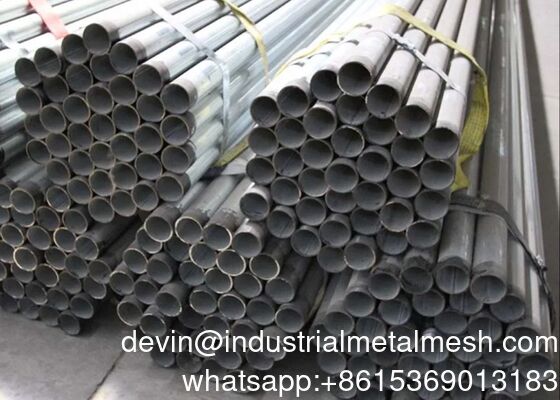 Tubes revêtues de zinc de haute durabilité Tubes rondes en acier galvanisé Tubes carrées