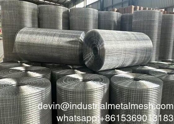 Maillage de fil de fer soudé en acier à faible teneur en carbone en fer PVC revêtu en plâtre galvanisé à chaud