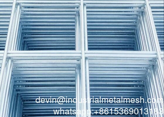 Vente en gros de clôtures galvanisées 2x4 en treillis métalliques soudés en provenance de Chine