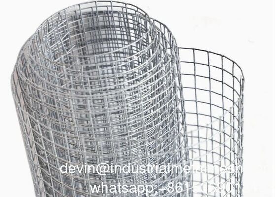 1/2 ", 1,4 mm SUS304 acier inoxydable filet de fil soudé pour constructeur poulet canard oies lapin cage