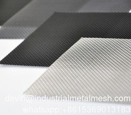 Écrans de sécurité pour moustiquaires en acier inoxydable 304 filet de fil tissé