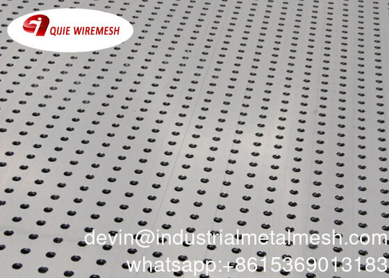 Plaque perforée en acier inoxydable