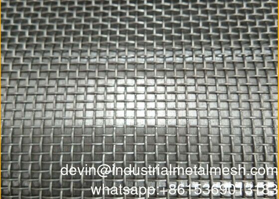 Tissage uni maille de fil d'acier inoxydable diamètre de fil 0.02-5.0mm & 1-500 mailles