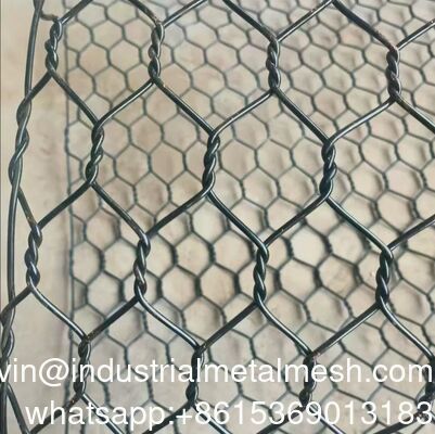2.5mm Polyester résistant aux UV Maillage hexagonal pour le contrôle de l'érosion et la protection des pentes