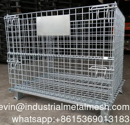 Cage de rangement en fil métallique pliable pour bouteilles de vin de style européen