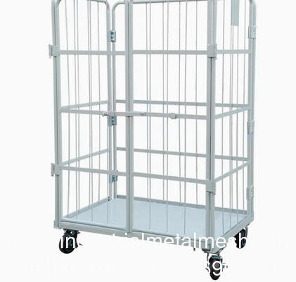 Cage en acier avec roues