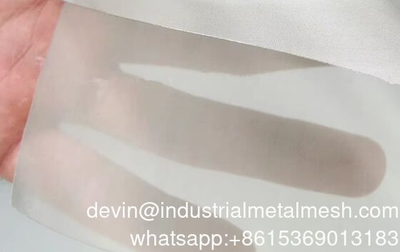 0.04mm 265mesh 304/316 Tissage Mécanique Acier Inoxydable Toile Métallique Filtre