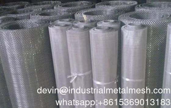 1m 1,2m 1,5m Largeur Ss Tissu néerlandais de treillis en acier inoxydable