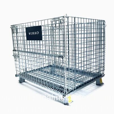 Customized Heavy-Duty Stackable Steel Wire Mesh Basket Durable Storage Logistics Transportation