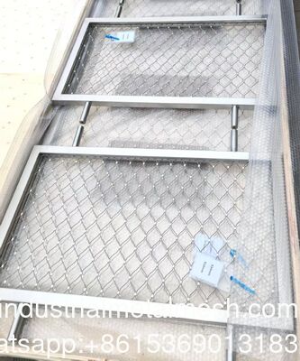 Maillage de câbles en acier inoxydable de diamètre 316 mm pour la protection des ratons laveurs et des singes