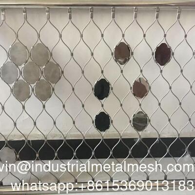 Maillage de câbles en acier inoxydable de diamètre 316 mm pour la protection des ratons laveurs et des singes