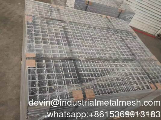 Panneau d'escalier de marche à chaud galvanisation en acier inoxydable grille en acier inoxydable