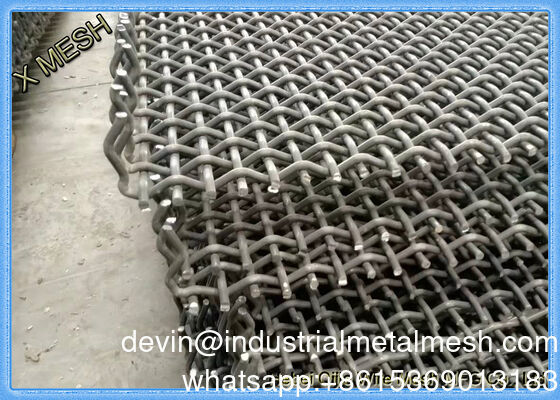 Maillage en acier à haute teneur en carbone en treillis métalliques / maillage pour écran vibrant