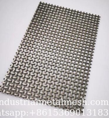Durable Architectural Woven Wire Drapery for Building Facade & Cladding