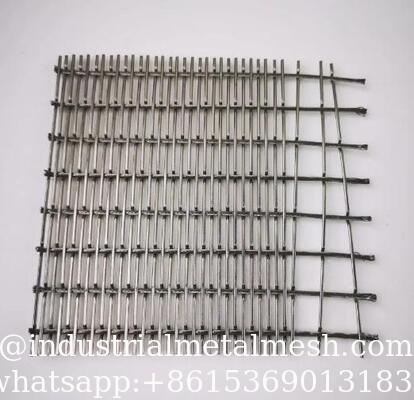 Grille métallique tissée en laiton antique avec maille uniforme, grille décorative architecturale en acier inoxydable pour armoires