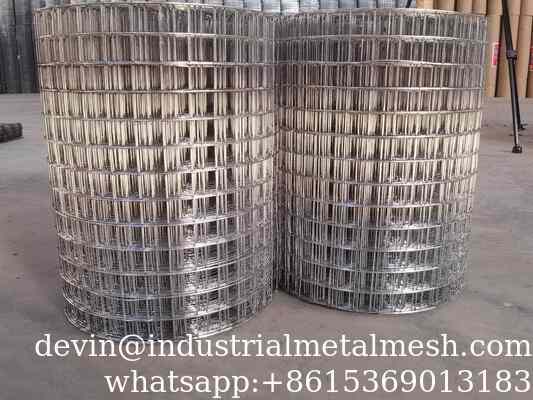 ASTM 1/8-4 pouces galvanisé en PVC revêtu en acier inoxydable filet de fil soudé