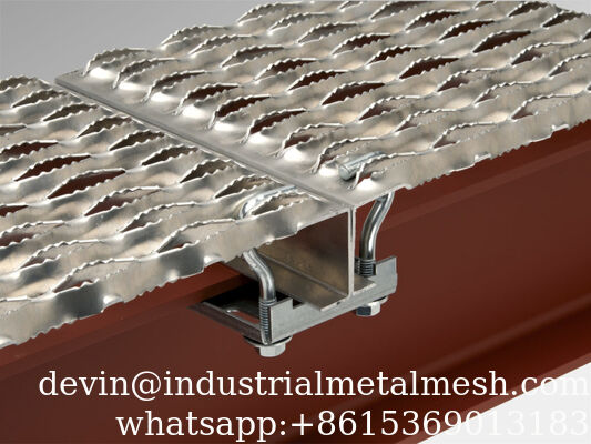 Maillage métallique en acier inoxydable, prise de trou en diamant, support de planche, grille de sécurité pour passerelle
