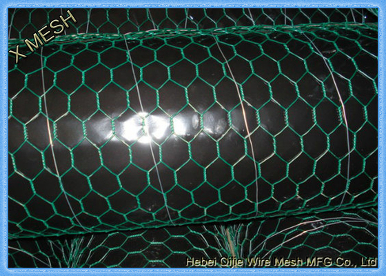 Galvanisée hexagonale / revêtue poulet filet de fil d'alimentation 0,5 mm-1,2 mm Dia de fil