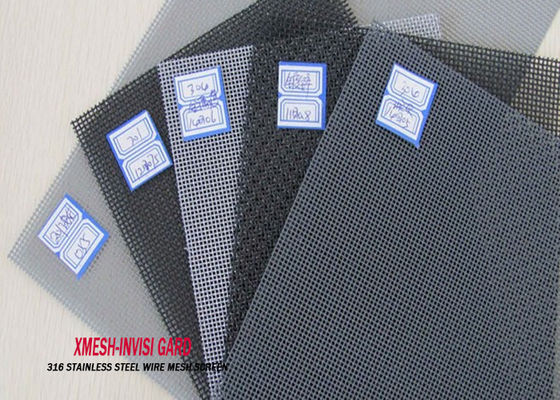 Anti couleur de noir de taille de l'écran 18X14 de fenêtre de sécurité d'acier inoxydable de mouche de moustique