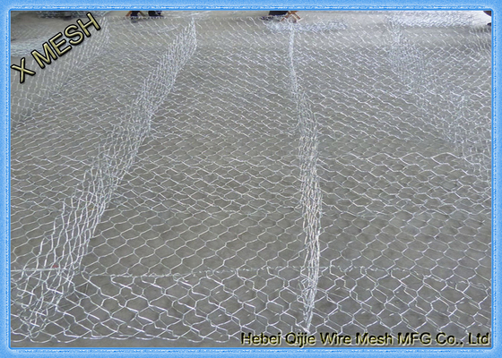 mur de soutènement en acier tissé galvanisé plongé chaud soudé s'ouvrant de  de paniers de 8x10cm Gabion