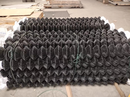 Le noir viable de PVC a enduit la barrière For Garden de maillon de chaîne