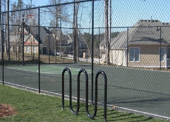 Le PVC galvanisé du cyclone 60x60 50ft de trou a enduit le maillon de chaîne clôturant haut 1.8m