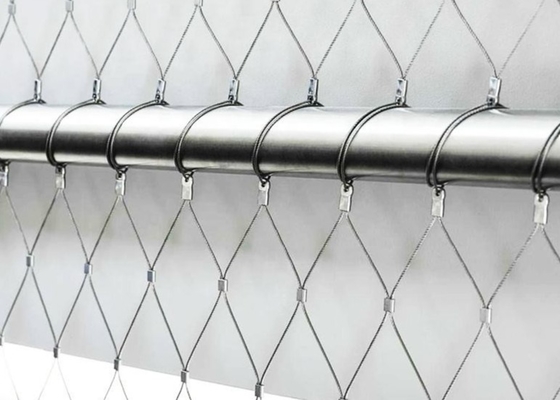 Le câble métallique flexible d'acier inoxydable câblent la maille en acier de zoo de maille de câble de Mesh Stainless