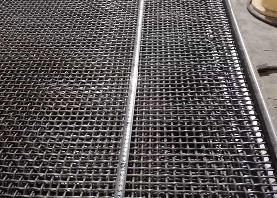 1.98X30m 65mn Prix du rouleau de maille d'écran de tambour vibrant en acier