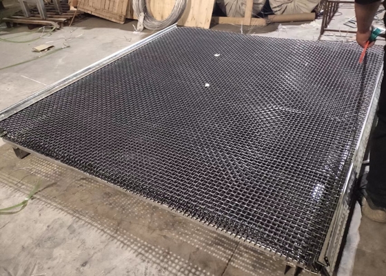 L'acier inoxydable a galvanisé l'armure toile de maille d'écran de vibration en métal