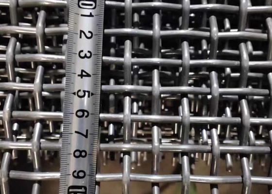 Maille à haute résistance d'écran de vibration de roche de carrière d'exploitation de fil d'acier pour le tamis en pierre