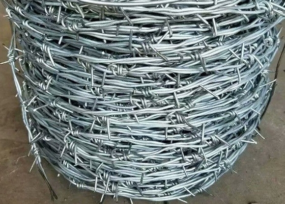 Fil de fer barbelé en fer galvanisé en plastique militaire calibre 2,0 mm 10