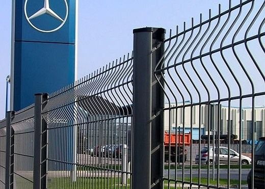 La poudre a enduit la barrière incurvée soudée Panel Heavy Gauge en métal soumis à un traitement thermique