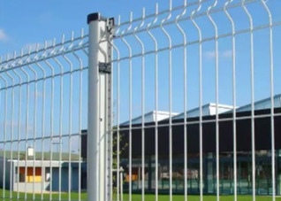 Métal décoratif extérieur à la maison 3d pliant le fil incurvé V Mesh Garden Fence de Panel Welded Rigid de barrière