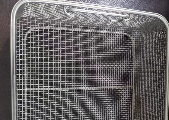 Fil Mesh Storage Basket d'acier inoxydable de la cuisine 304 300x197x70mm