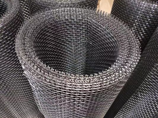 l'acier s'ouvrant de 20mm SS304/316/316L a serti par replis le fil Mesh For Solid Construction