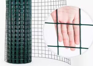 Fil soudé Mesh Black de fer d'acier inoxydable de 1/4 pouce 1/2inch