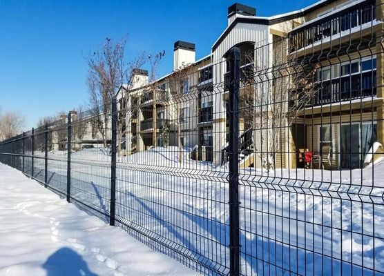 3D a courbé le fil soudé Mesh Fence diamètre de 0.4mm - de 6.0mm