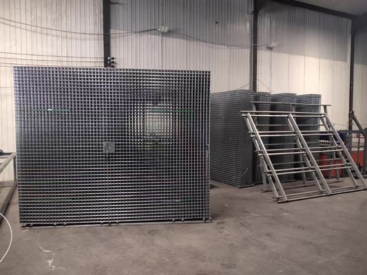 1m*2m a galvanisé le fil soudé Mesh Panels Sheet renforcement de haut de 10 x de 10 cm
