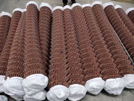 barrière galvanisée plongée chaude de maille de cyclone de 5mm petit pain de 8 pieds