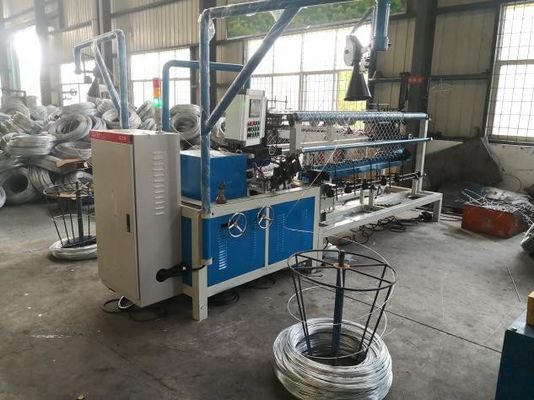 Machine à treillis en diamant automatique à double fil pour clôture à maillons de chaîne