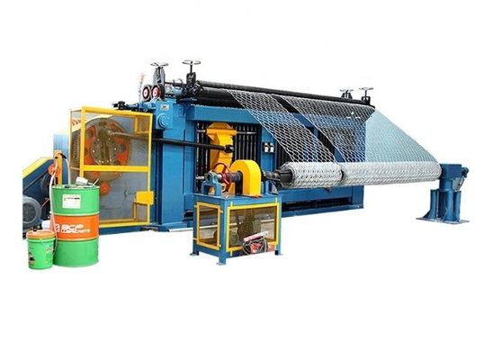 PLC contrôle lourde charge Gabion boîte machine pour treillis métallique hexagonal