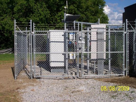 ASTM A817 Clôture de sécurité en acier galvanisé revêtu de métaux de calibre 9