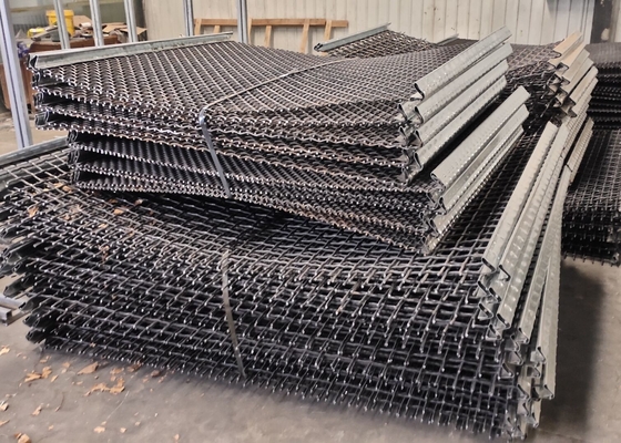 Tamisage serti par replis de Mesh Vibrating Screen For Mine de fil de concasseur de pierres