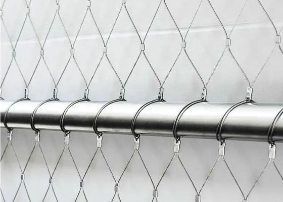 Câble métallique d'acier inoxydable de protection d'automne de roche Mesh Net Plain Weave