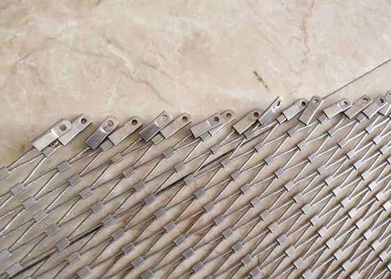 × 7 de Xtend 7 7 câble métallique d'acier inoxydable du × 19 Mesh Ferrule Type 304l