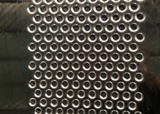 Matériau de construction feuille de métal perforée à trou rond de 316 microns