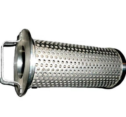 Stainless Steel Spiral Welded Porous Metal Mesh Screens Tube Sink Leaking Air Strainer 304 Perforated Filter Pipe